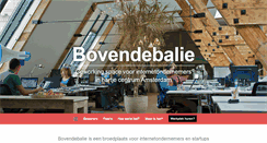 Desktop Screenshot of bovendebalie.nl