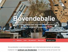 Tablet Screenshot of bovendebalie.nl